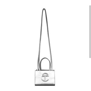 Telfar Small SILVER Shopping Bag